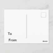 Benutzerdefiniertes personalisiertes Foto Mutterta Postkarte (Rückseite)