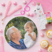 Benutzerdefiniertes Personalisiertes Foto Pappteller (Party)