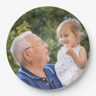 Benutzerdefiniertes Personalisiertes Foto Pappteller
