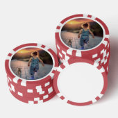 Benutzerdefiniertes personalisiertes Foto Pokerchips (Stapel)