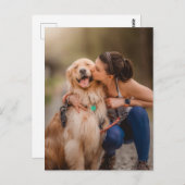 Benutzerdefiniertes Personalisiertes Foto Postkarte (Vorne/Hinten)