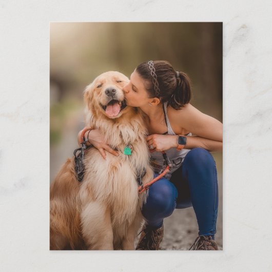 Benutzerdefiniertes Personalisiertes Foto Postkarte (Vorderseite)
