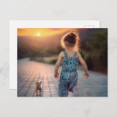 Benutzerdefiniertes Personalisiertes Foto Postkarte (Vorne/Hinten)