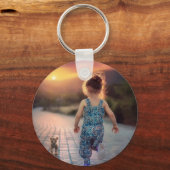 Benutzerdefiniertes Personalisiertes Foto Schlüsselanhänger (Vorderseite)