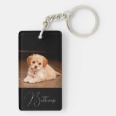 Benutzerdefiniertes personalisiertes Foto Schlüsselanhänger (Rückseite)