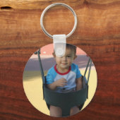Benutzerdefiniertes Personalisiertes Foto Schlüsselanhänger (Vorderseite)