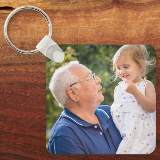 Benutzerdefiniertes Personalisiertes Foto Schlüsselanhänger (Vorderseite)