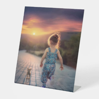 Benutzerdefiniertes personalisiertes Foto Sockelschild
