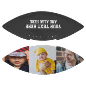 Benutzerdefiniertes Personalisiertes Foto und Text Football (Paneele)