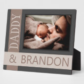 Benutzerdefiniertes Personalisiertes Foto von Vate Fotoplatte (Seite)