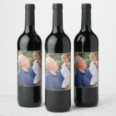 Benutzerdefiniertes Personalisiertes Foto Weinetikett (Flaschen)