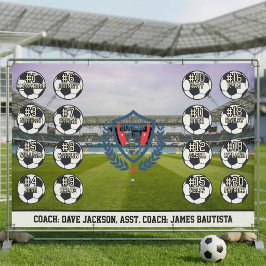 Benutzerdefiniertes personalisiertes Fußball-Manns Banner