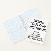 Benutzerdefiniertes Personalisiertes großes GRAPH- Notizblock (Innenseite)