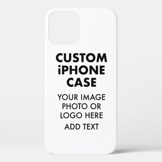 Benutzerdefiniertes Personalisiertes iPhone 12 BAR Case-Mate iPhone Hülle (Rückseite)