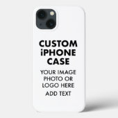 Benutzerdefiniertes Personalisiertes iPhone 13 BAR Case-Mate iPhone Hülle (Rückseite)