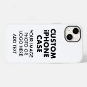 Benutzerdefiniertes Personalisiertes iPhone 14 PLU Case-Mate iPhone Hülle (Rückseite (Horizontal))
