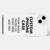Benutzerdefiniertes Personalisiertes iPhone 14 PLU Hülle (Rückseite (Horizontal))