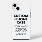 Benutzerdefiniertes Personalisiertes iPhone 14 PLU Hülle (Rückseite)