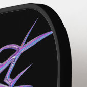 Benutzerdefiniertes Personalisiertes Lila Stammdes Pickleball Schläger (Linke Seite)