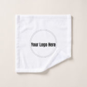 Benutzerdefiniertes personalisiertes Logo Badhandtuch Set (Waschlappen)