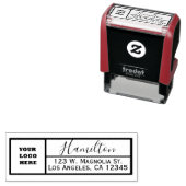 Benutzerdefiniertes personalisiertes Logo Permastempel (Beispiel)