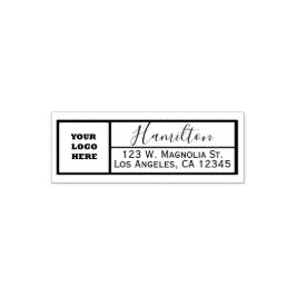 Benutzerdefiniertes personalisiertes Logo Permastempel