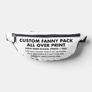 Benutzerdefiniertes personalisiertes Mehrfach-Fann Bauchtasche