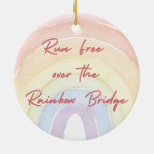 Benutzerdefiniertes Personalisiertes Memorial Cat Keramik Ornament (Hinten)