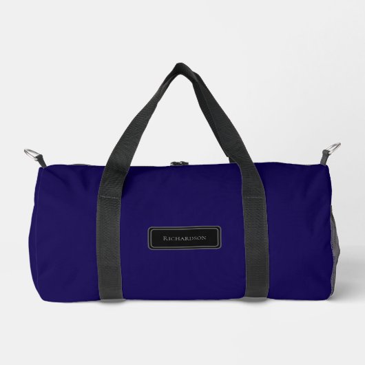 Benutzerdefiniertes Personalisiertes Minimalistisc Duffle Bag (Vorderseite)