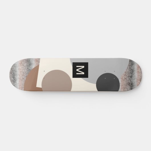 Benutzerdefiniertes Personalisiertes Muster Abstra Skateboard (Horizontal)