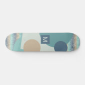Benutzerdefiniertes Personalisiertes Muster Abstra Skateboard (Horizontal)