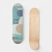 Benutzerdefiniertes Personalisiertes Muster Abstra Skateboard (Vorderseite)