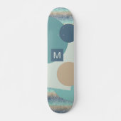Benutzerdefiniertes Personalisiertes Muster Abstra Skateboard (Vorne)