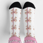 benutzerdefiniertes & personalisiertes Namensnotiz Socken (Oben)