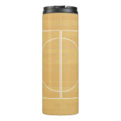 Benutzerdefiniertes Personalisiertes Netball Thermosbecher (Rückseite)