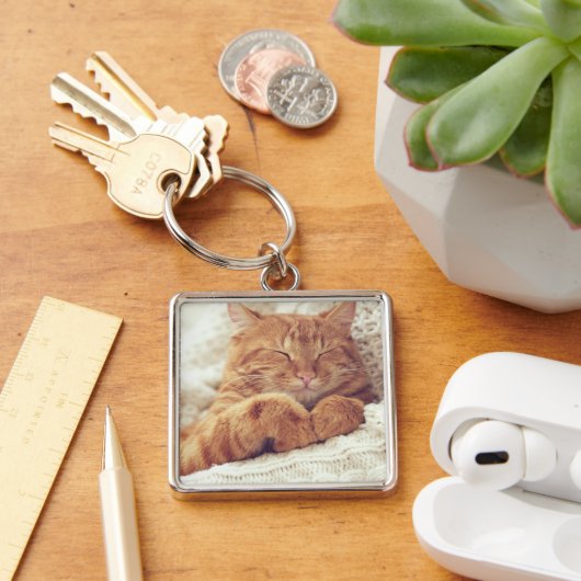 Benutzerdefiniertes Personalisiertes Pet-Foto Schlüsselanhänger (Schreibtisch)