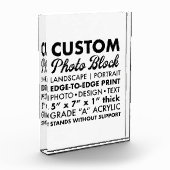 Benutzerdefiniertes personalisiertes Portrait Foto (Links)