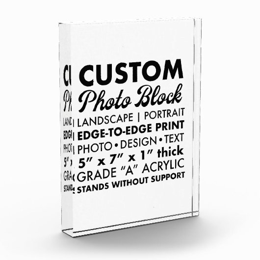 Benutzerdefiniertes personalisiertes Portrait Foto (Links)