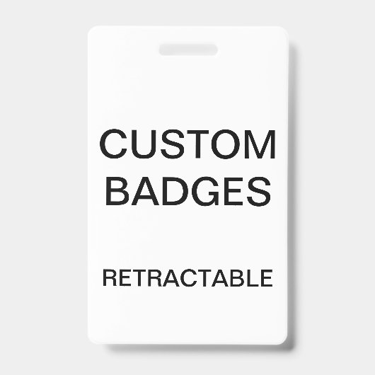 Benutzerdefiniertes Personalisiertes RETRACTABLE C Ausweis (Vorderseite)