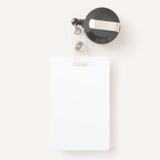 Benutzerdefiniertes Personalisiertes RETRACTABLE C Ausweis (Rückseite mit Rechteck)