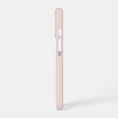 Benutzerdefiniertes Personalisiertes Rosa iPhone 16 Hülle (Linke Seite)