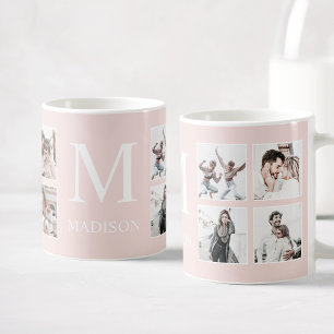 Benutzerdefiniertes Personalisiertes Rosa Kaffeetasse