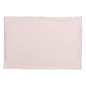 Benutzerdefiniertes Personalisiertes Rosa Kissenbezug (Rückseite)