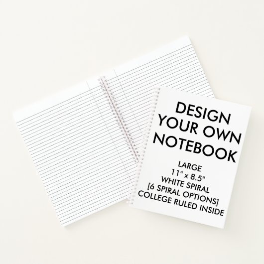 Benutzerdefiniertes Personalisiertes RULED-Noteboo Notizblock (Innenseite)