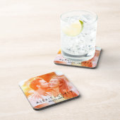 Benutzerdefiniertes Personalisiertes Save the Date Untersetzer (Rechte Seite)