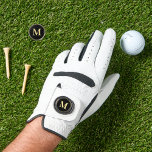 Benutzerdefiniertes Personalisiertes Schwarz-Gold  Golfhandschuh<br><div class="desc">Maßgeschneiderte, personalisierte, moderne Imitate goldenes Monogramm mit Monogramm auf schwarzem Hintergrund, entwickelt für verbesserte Leistung, Premium-weiches Cabretta Leder, kundenspezifischer Golf Handschuh mit Marker, ... Die geblümten Finger steigern die Atmungsaktivität, und das hochwertige Cabretta-Leder sorgt für eine hervorragende Passform mit hervorragendem Komfort, komfortablem Gefühl, verbessertem Griff und Haltbarkeit. Der extrem reaktionsschnelle...</div>