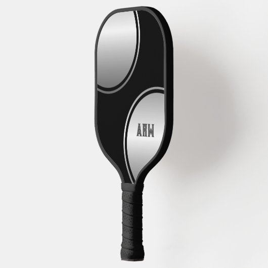 Benutzerdefiniertes Personalisiertes Silber auf Sc Pickleball Schläger (Links)