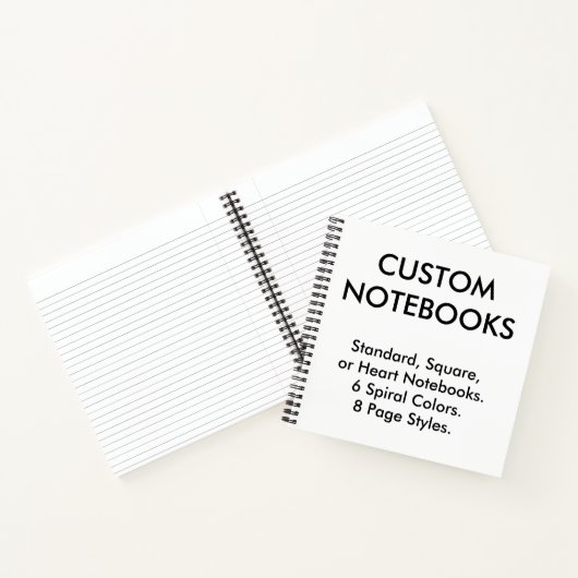 Benutzerdefiniertes Personalisiertes Uni-Ruling-Qu Notizblock (Innenseite)