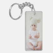 Benutzerdefiniertes persönliches Foto Schlüsselanhänger (Vorderseite links)