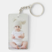 Benutzerdefiniertes persönliches Foto Schlüsselanhänger (Rückseite)